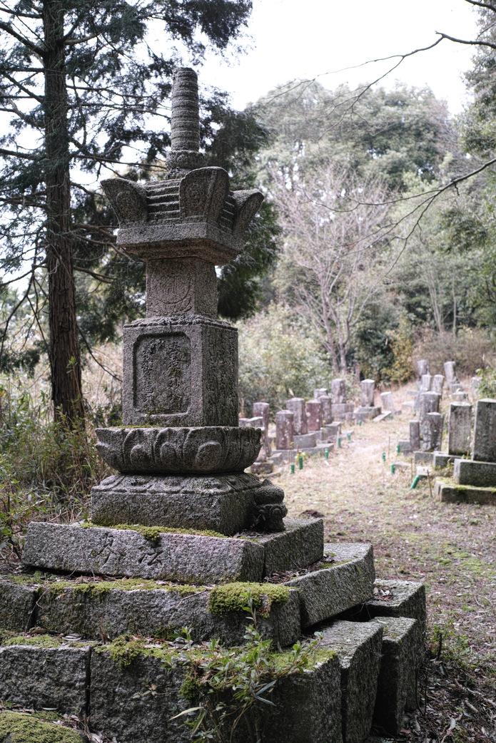 墓地の入口