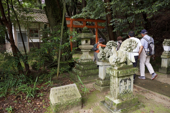 クサ神様の伝承がある八坂神社。